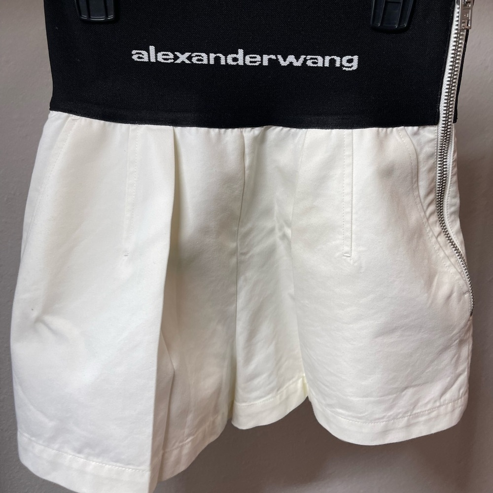 White Alexander Wang high waisted shorts
